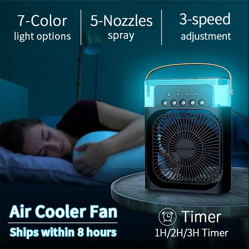 Portable Air Conditioner Fan (Random Color)