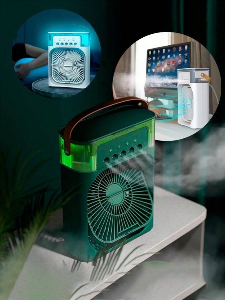 Portable Air Conditioner Fan (Random Color)